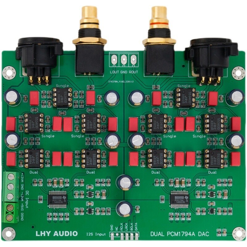 Dual Parallel PCM1794 PCM1794A Decoder DAC Balanced Decoder Board USB Coaxial