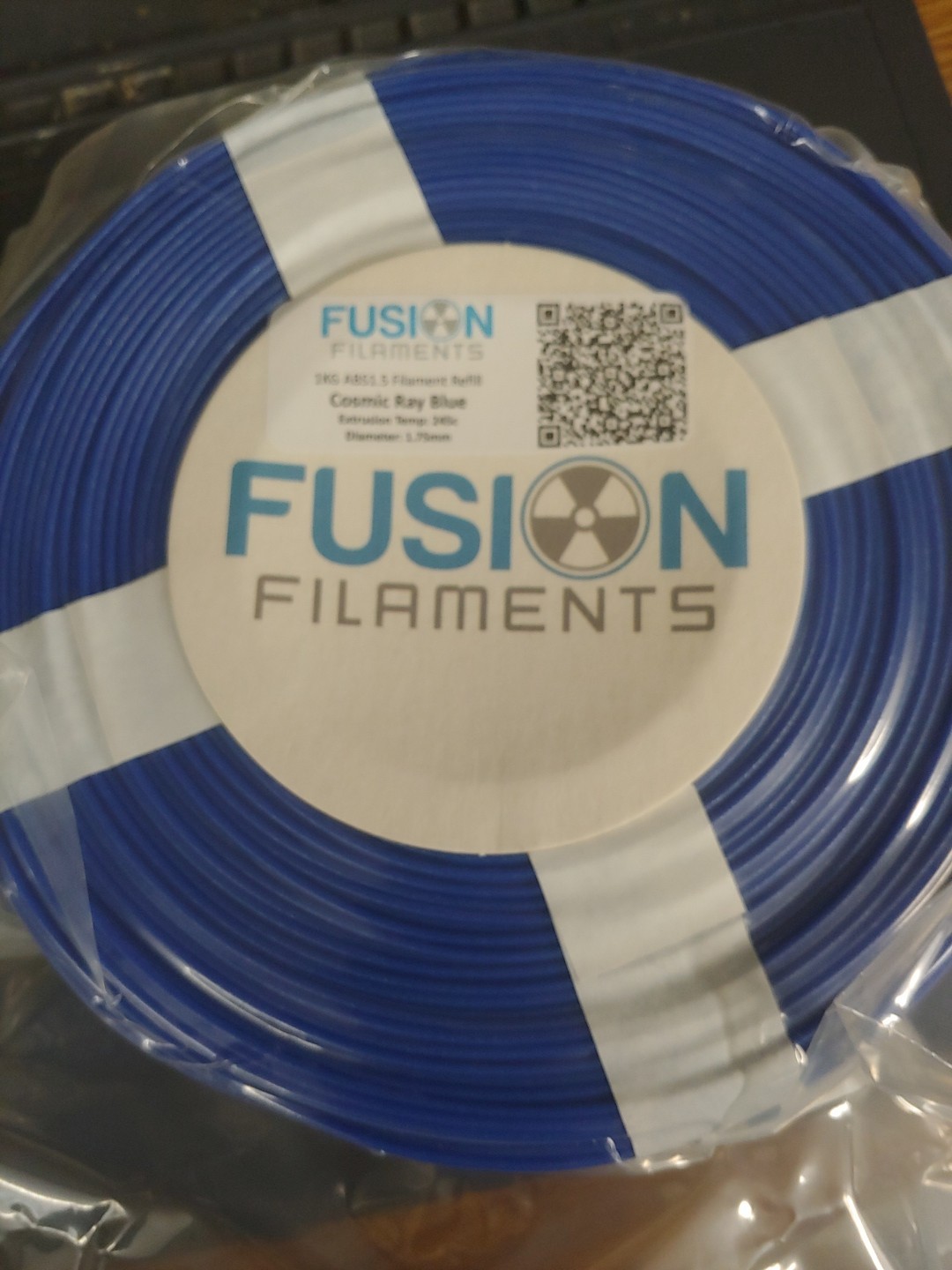 Fusion Filaments 1kg ABS 1.75mm Cosmic Ray Blue