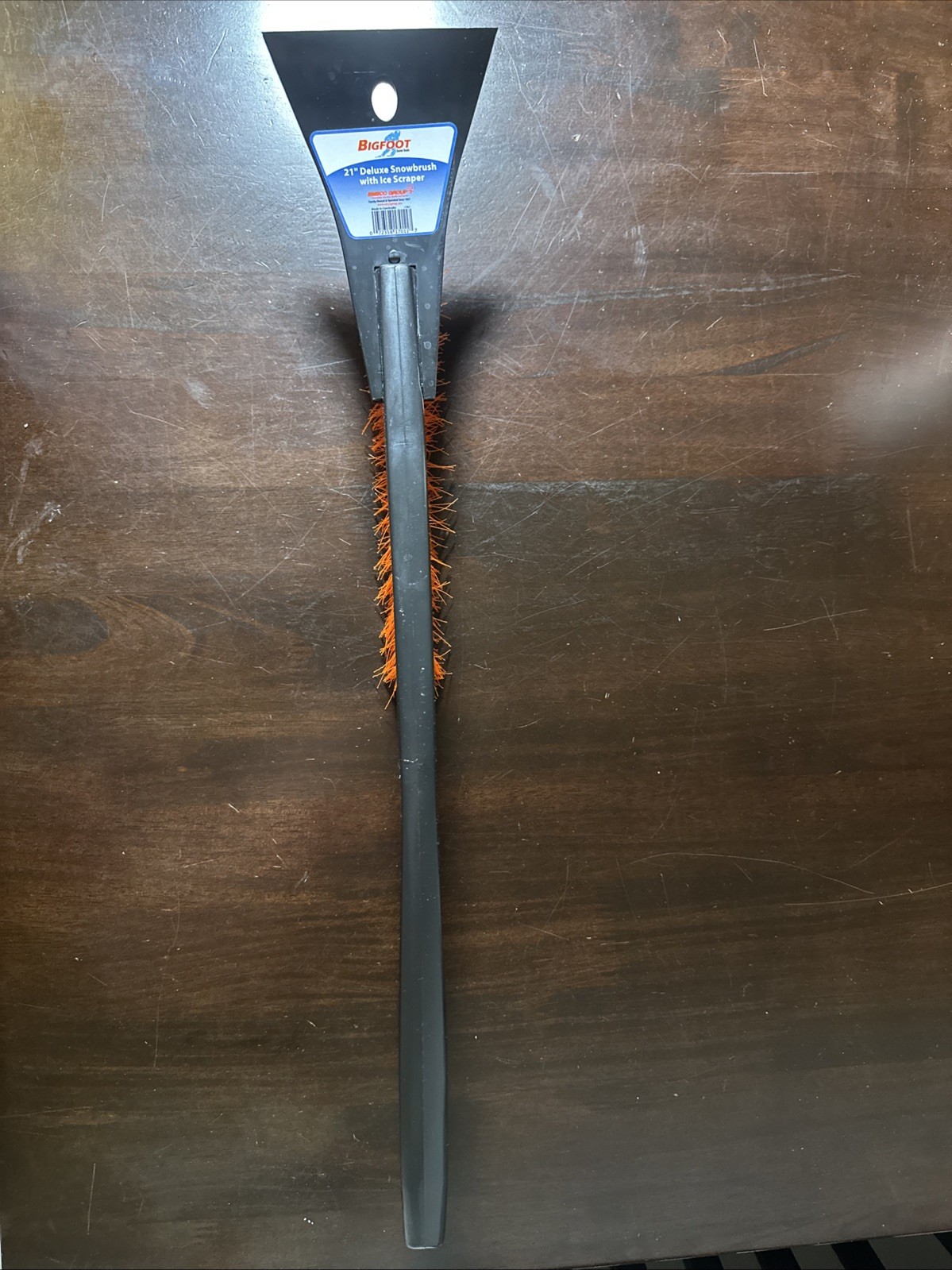 Bigfoot 27” Deluxe Snow Brush w/ Ice Scraper – Heavy Duty Winter Car Tool