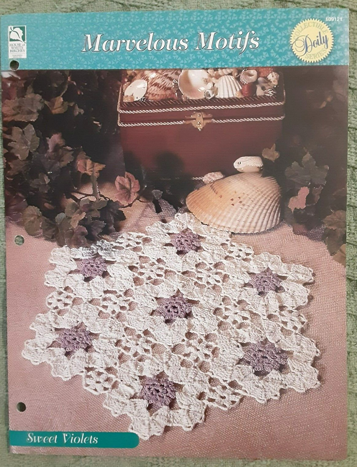 House of White Birches Doily Crochet Instruction Pattern SWEET VIOLETS 109121