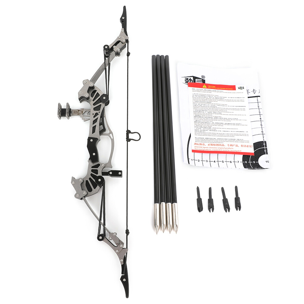 16" Archery Mini Compound Bow Arrow Set 16Ibs Children Toy Target Practice Game