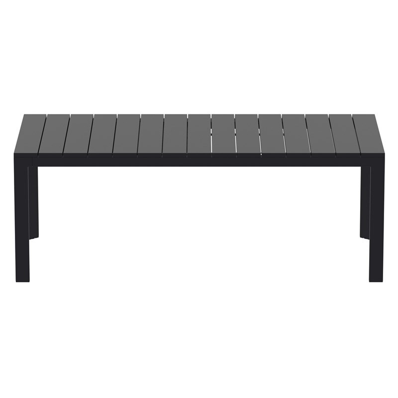 Compamia Atlantic XL 83-110 inch Extendable Dining Table in Black finish