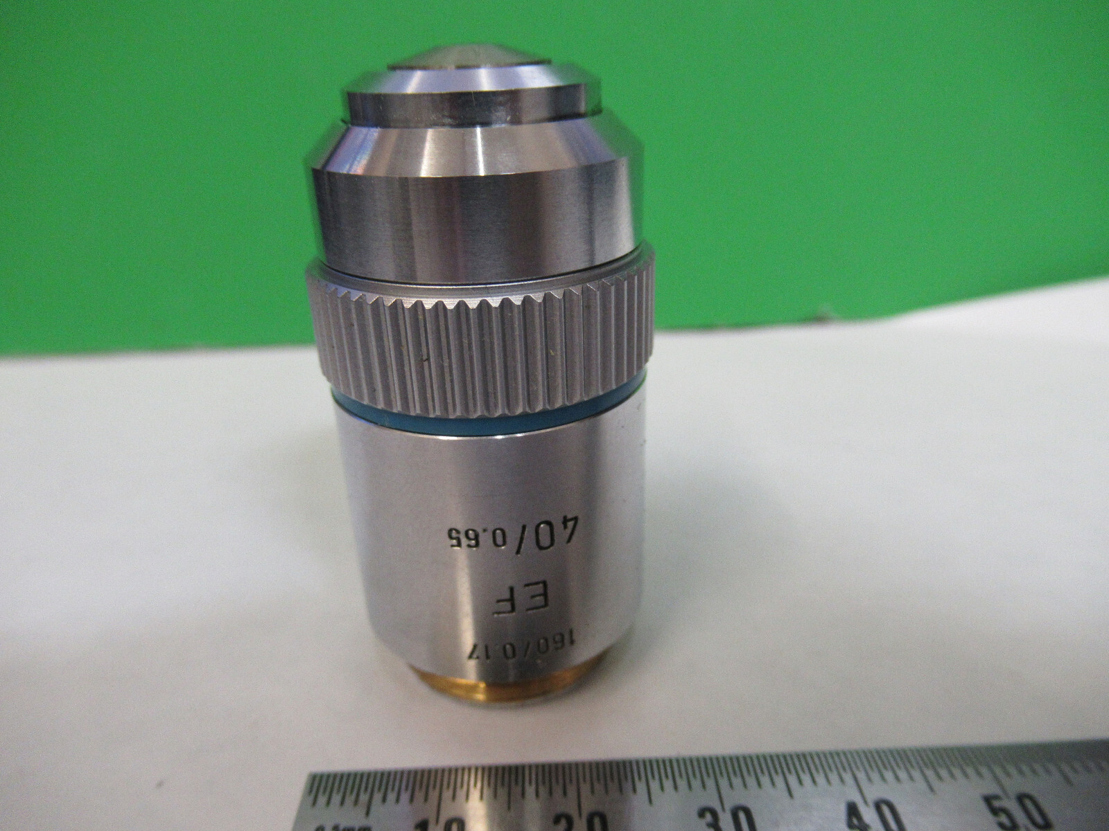 LEITZ GERMANY OBJECTIVE EF 40X /160 MICROSCOPE PART OPTICS AS PICTURED X6-A-83