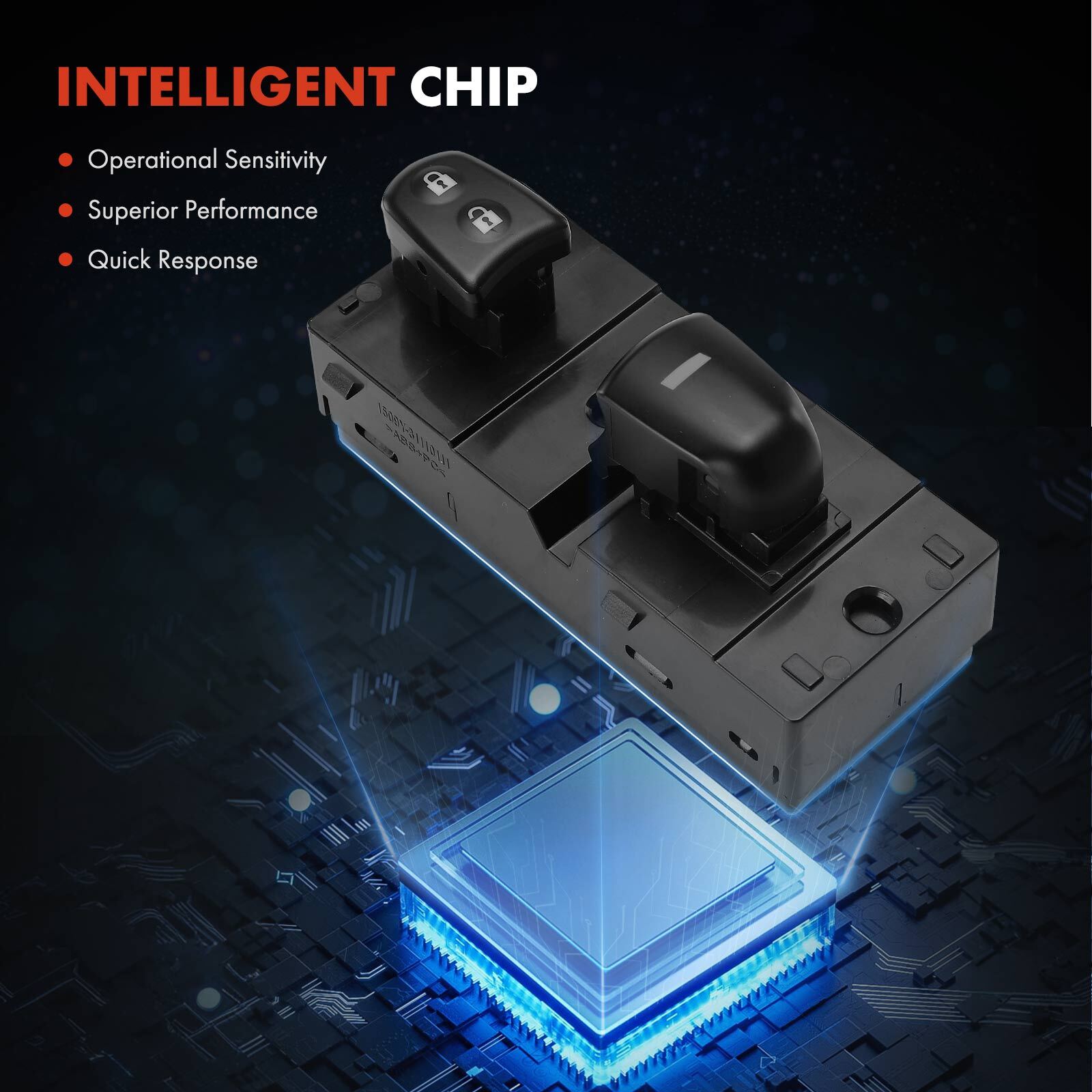 Front Right Power Window Switch for Nissan Sentra 2013-2019 LEAF 2011-2022 Rogue