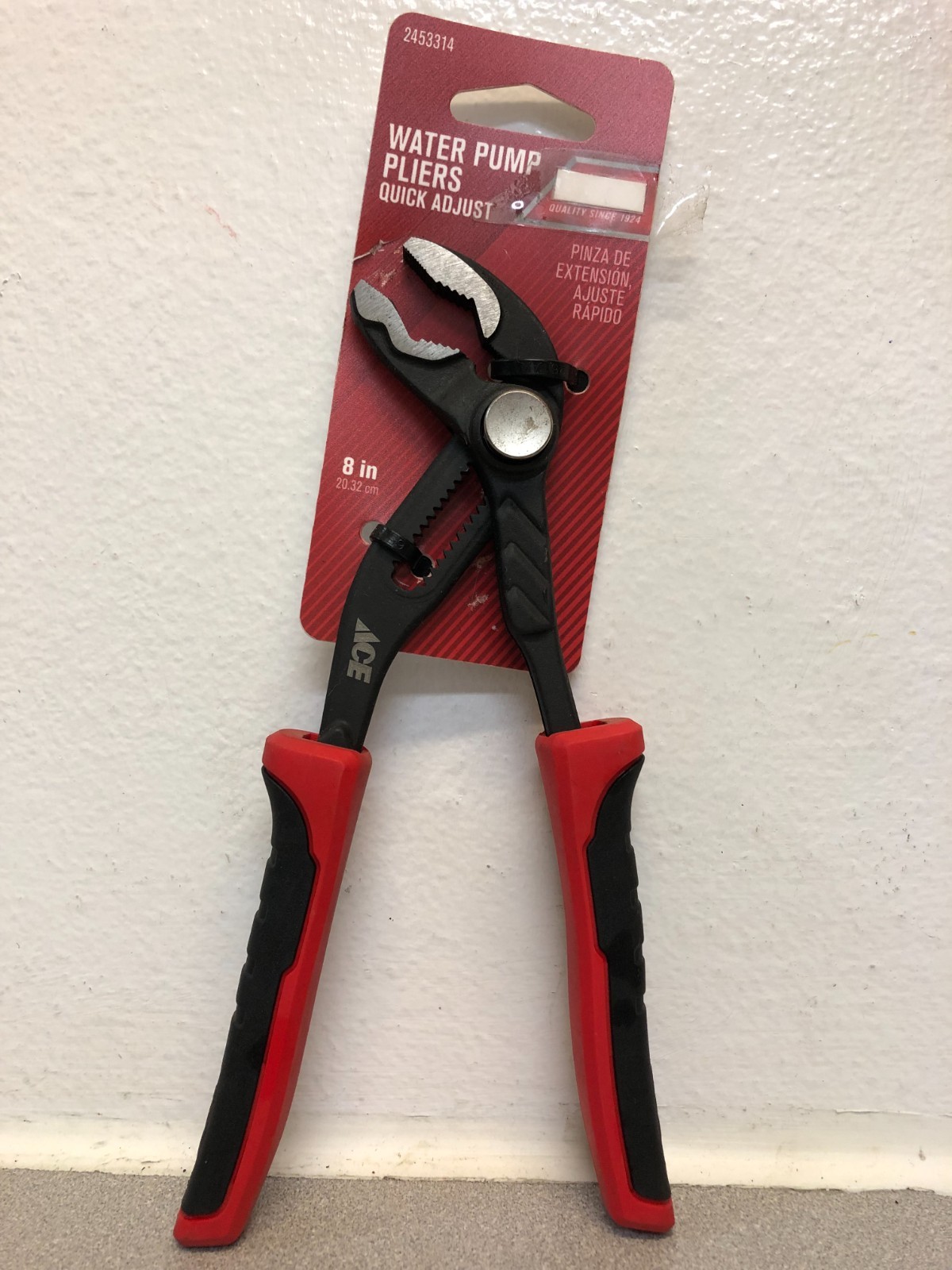 Carbon Steel Water Pump Pliers 8 inch
