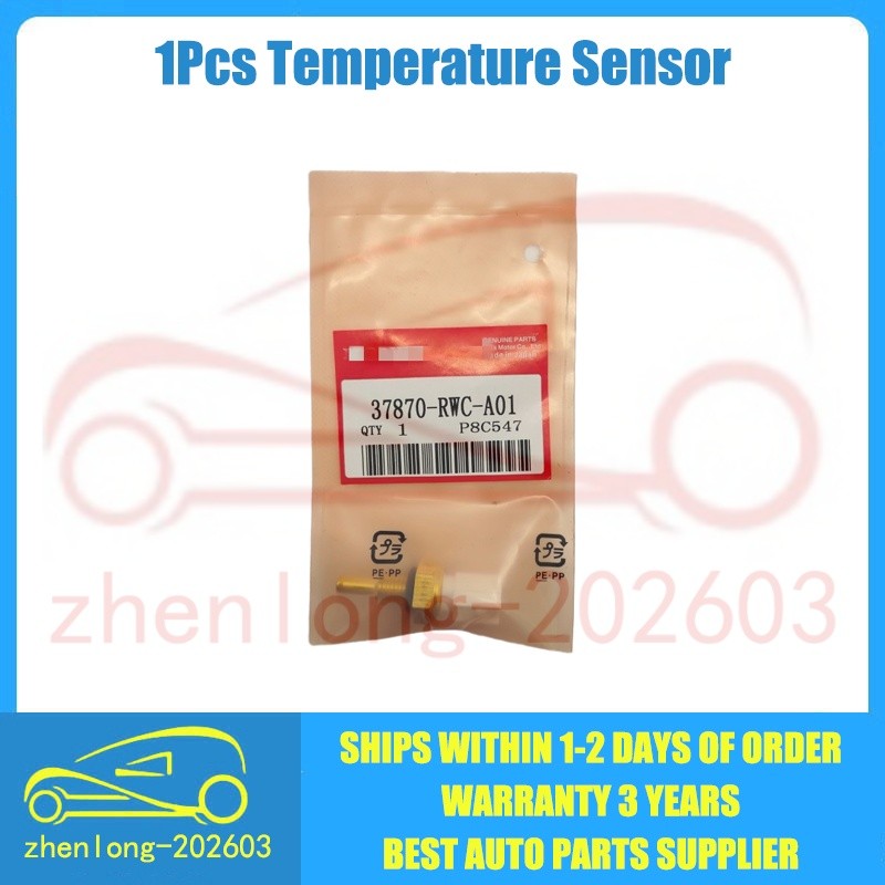 1Pcs Radiator Coolant Temperature Sensor 37870-RWC-A01 Fit Honda Civic Acura RLX