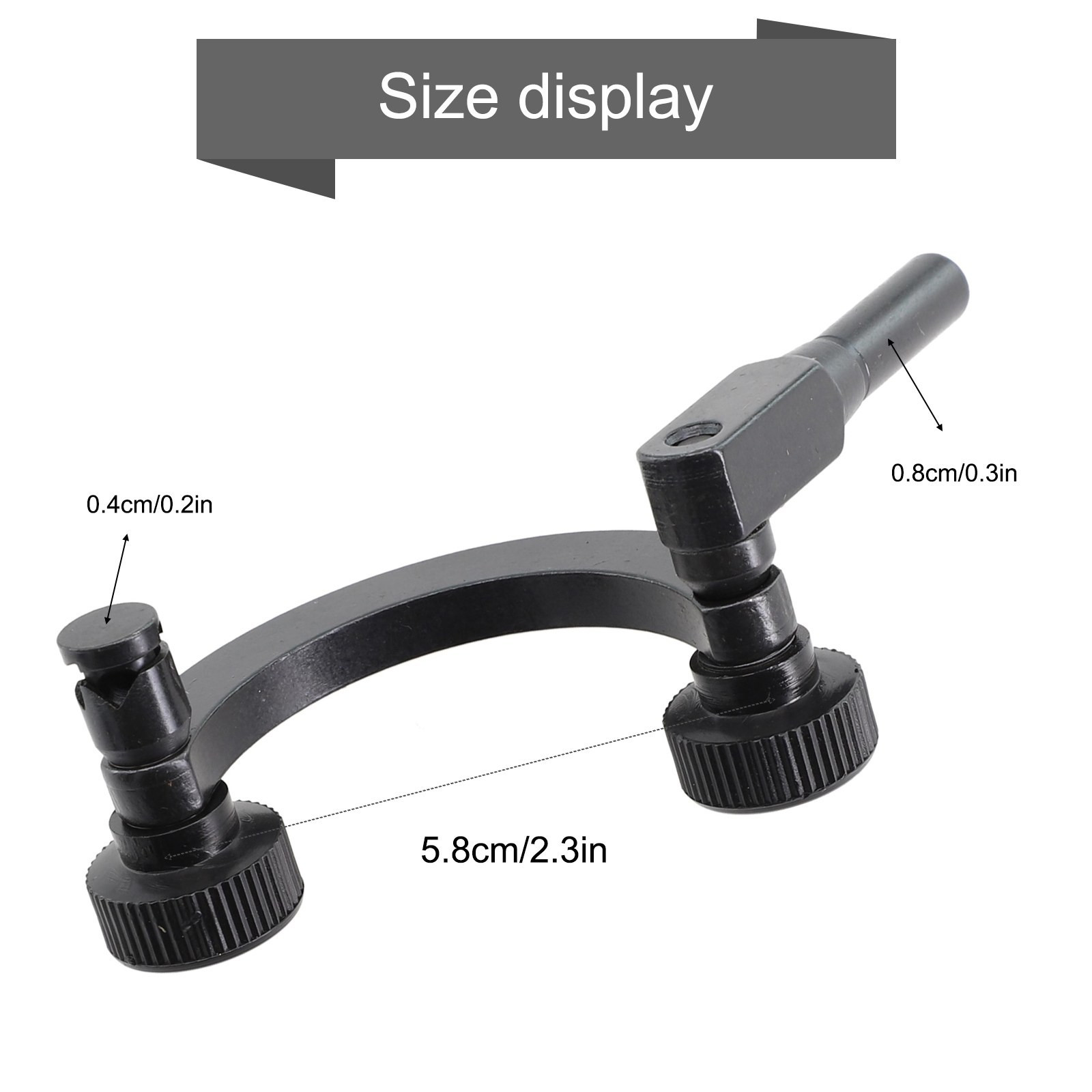Combination Test Indicator Holder Half-Round 8mm Dial Indicator Support Stand
