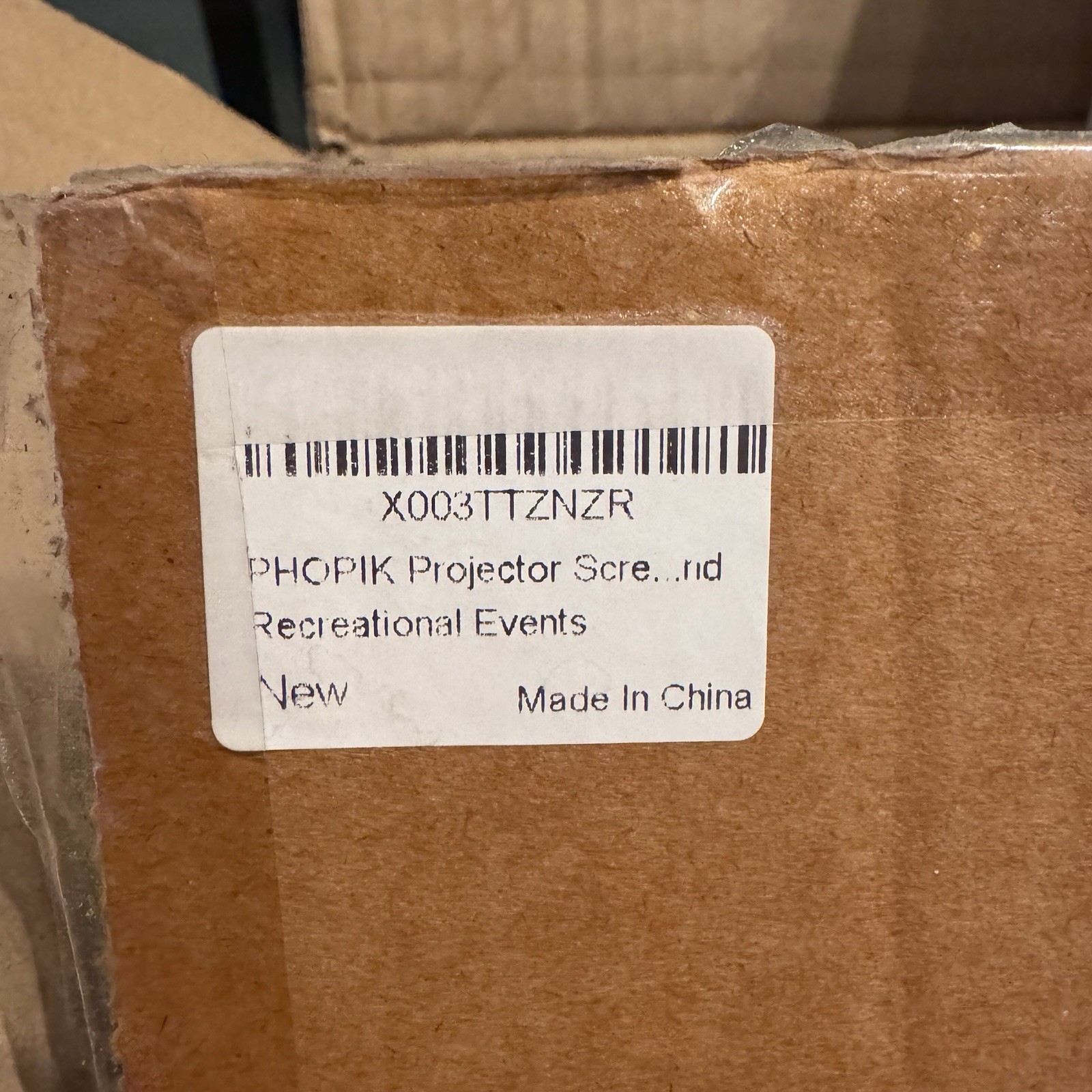 120” Portable Projector Screen with Stand | 4K Ready | NEW