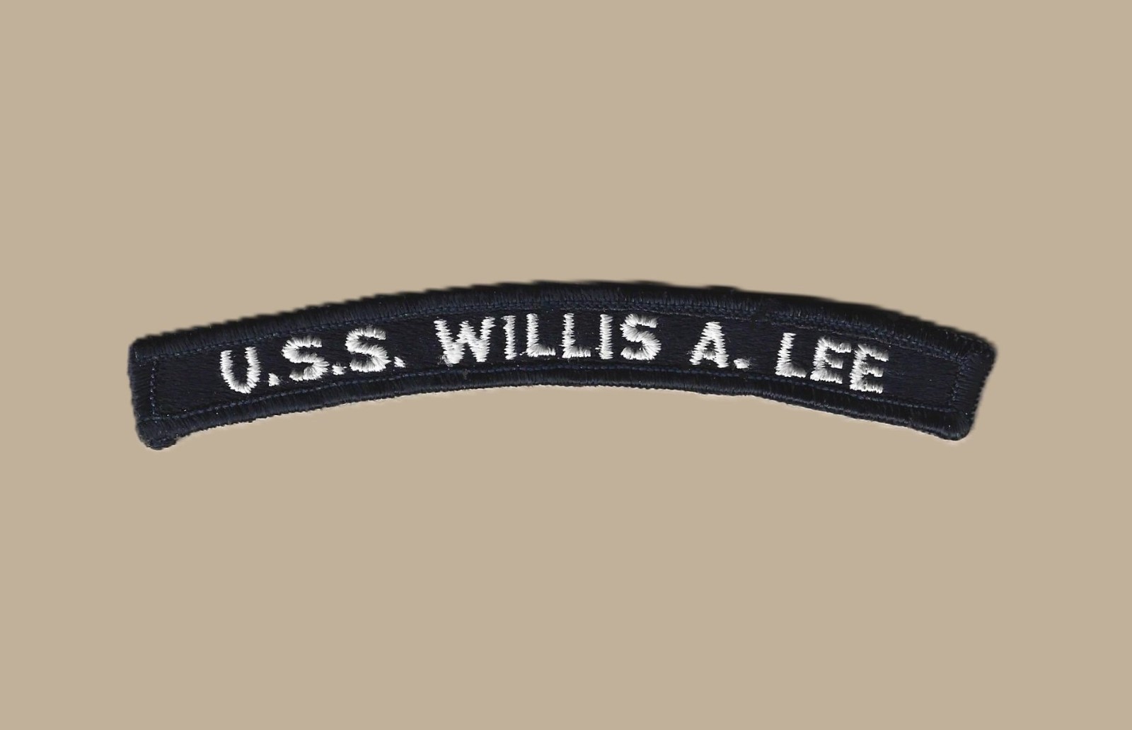 US Navy DD-929 USS Willis A. Lee Destroyer 1954-1969 UIM Rocker Tab (01)