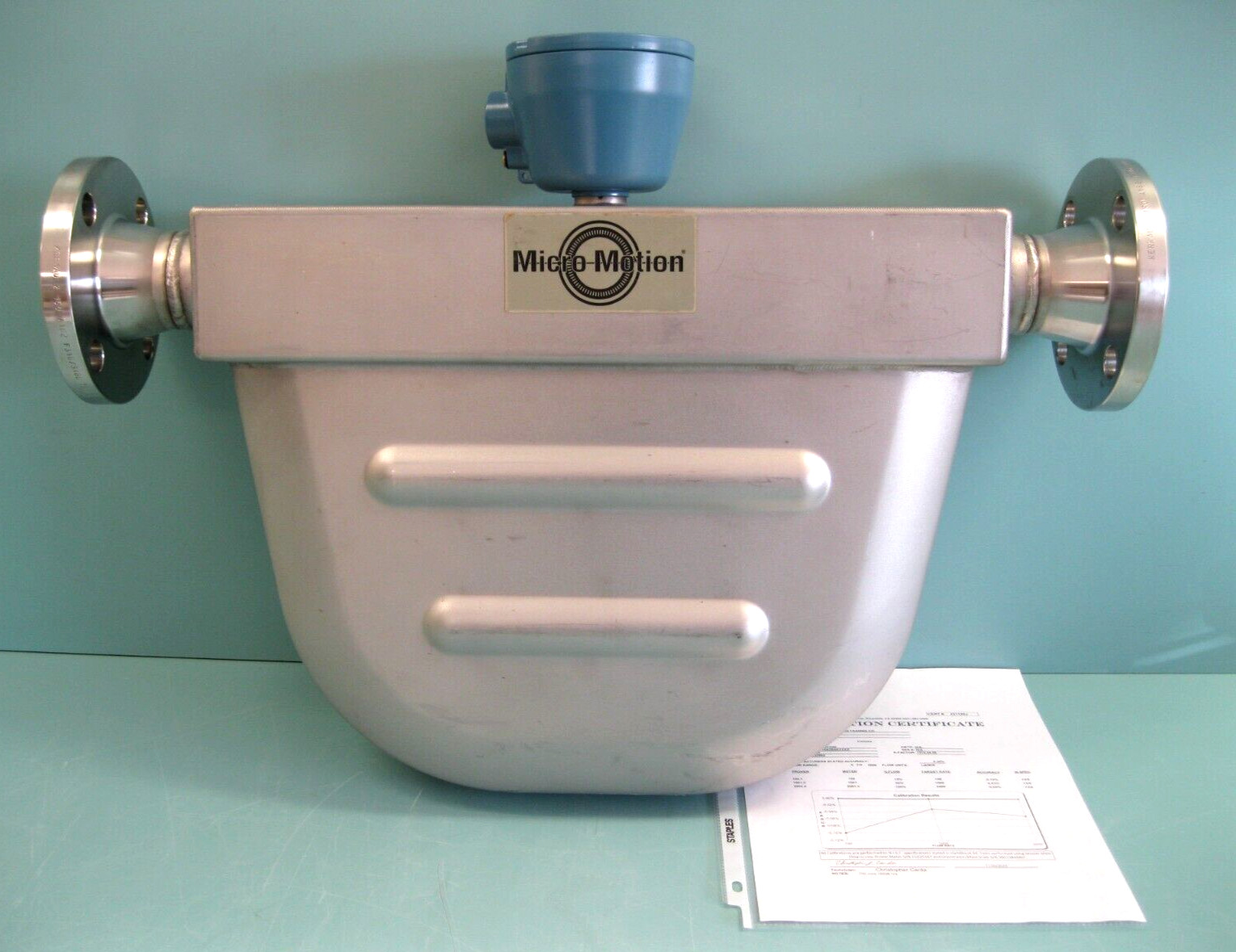 2" 150# Micro Motion R200 Mass Flow Sensor 700 Core Processor Calibrated R0