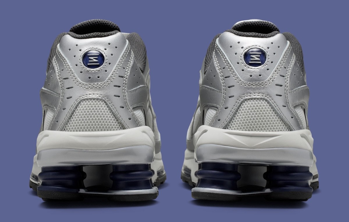 Nike Shox Ride 2 Photon Dust Metallic Silver Midnight Navy IO1449-025 sz 7 Men's