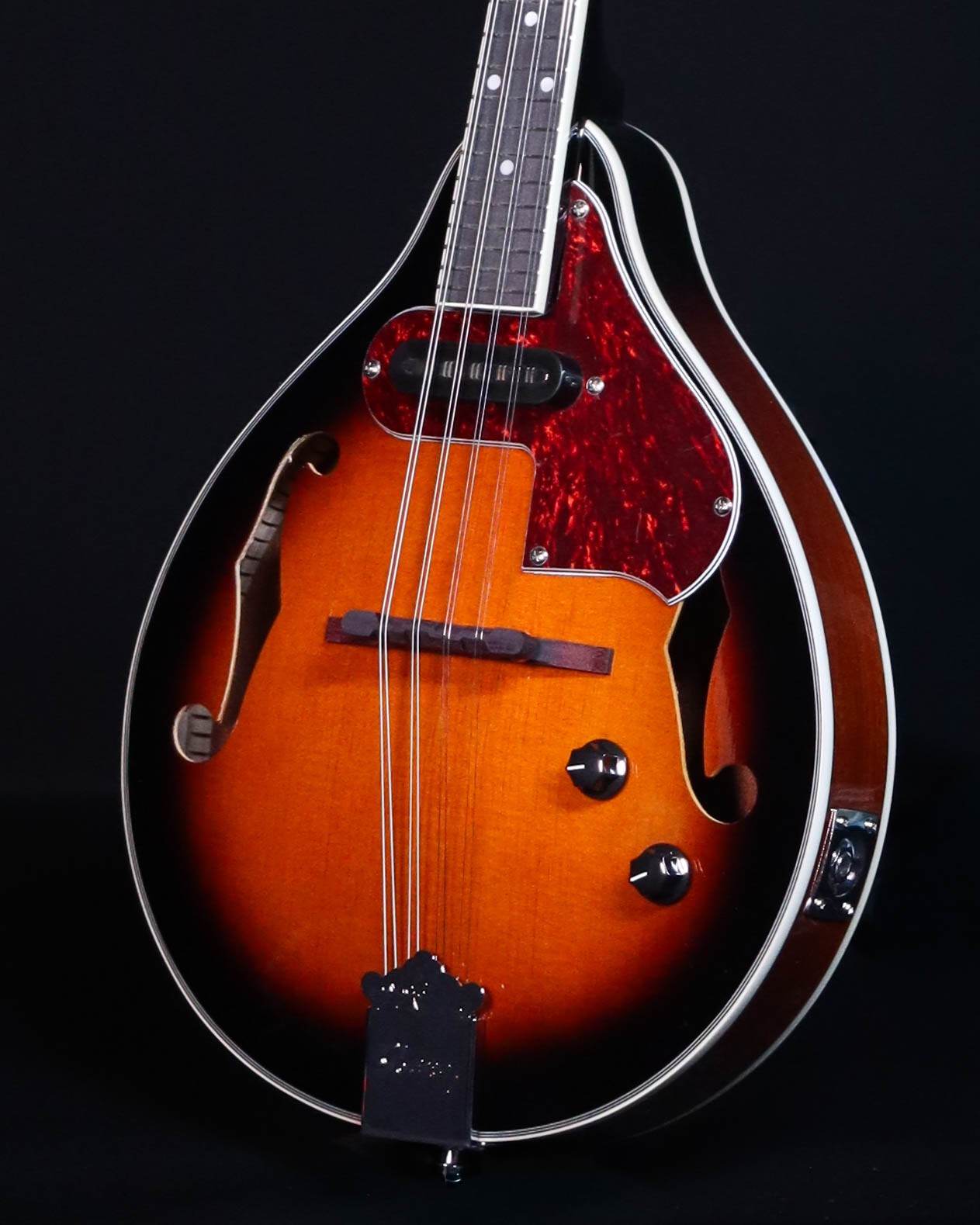 Ibanez M510E A-Style Acoustic/Electric Mandolin, Brown Sunburst High Gloss