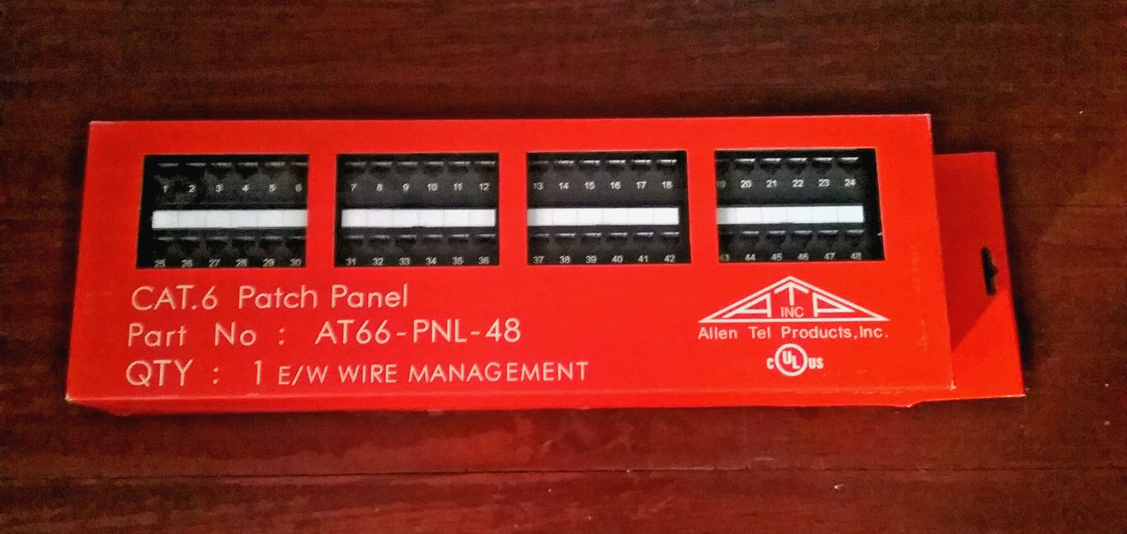 ATP-Rackmount 48-port Cat6 Patch Panel