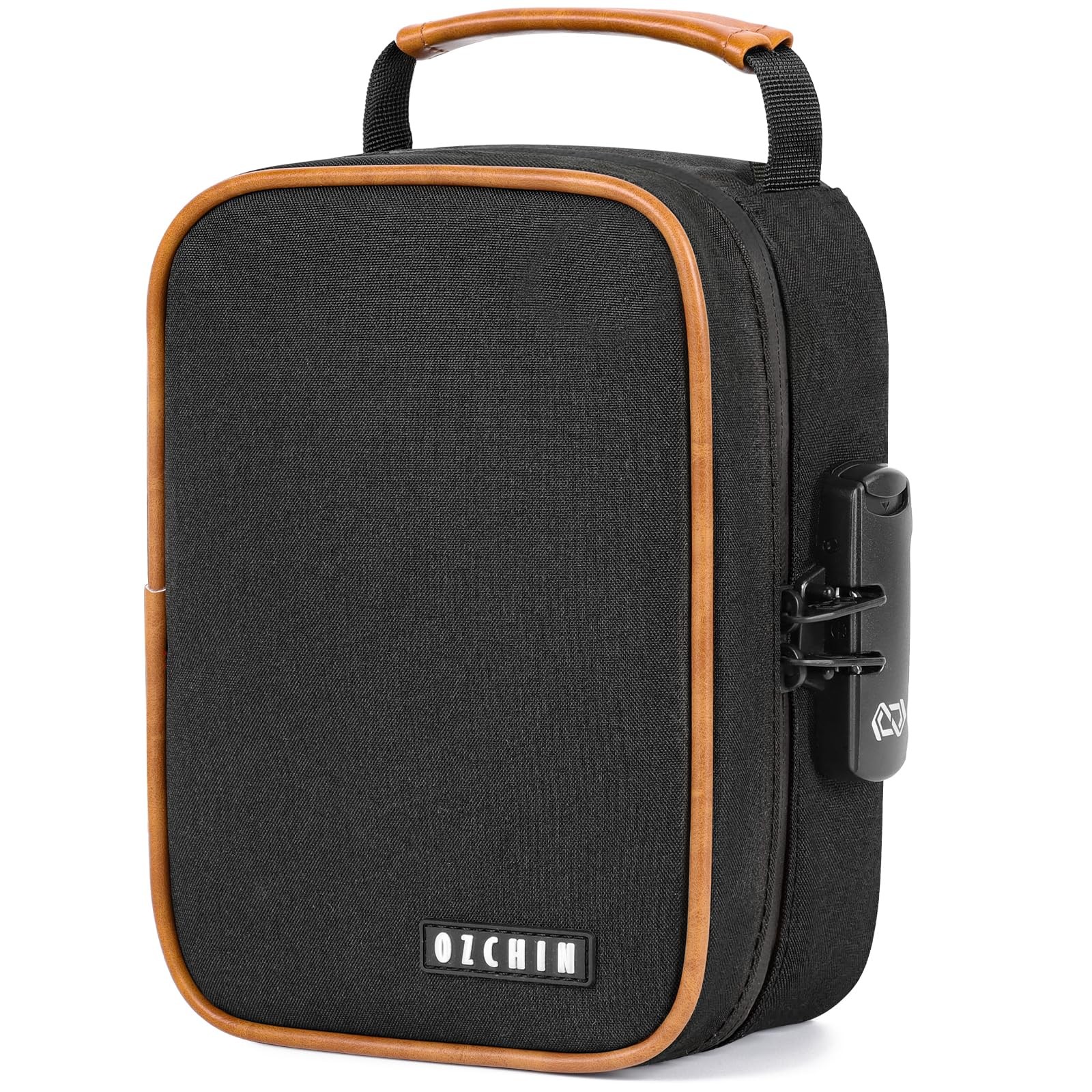 OZCHIN Smell Proof Bag with Combination Lock File Organizer Case Container Medic