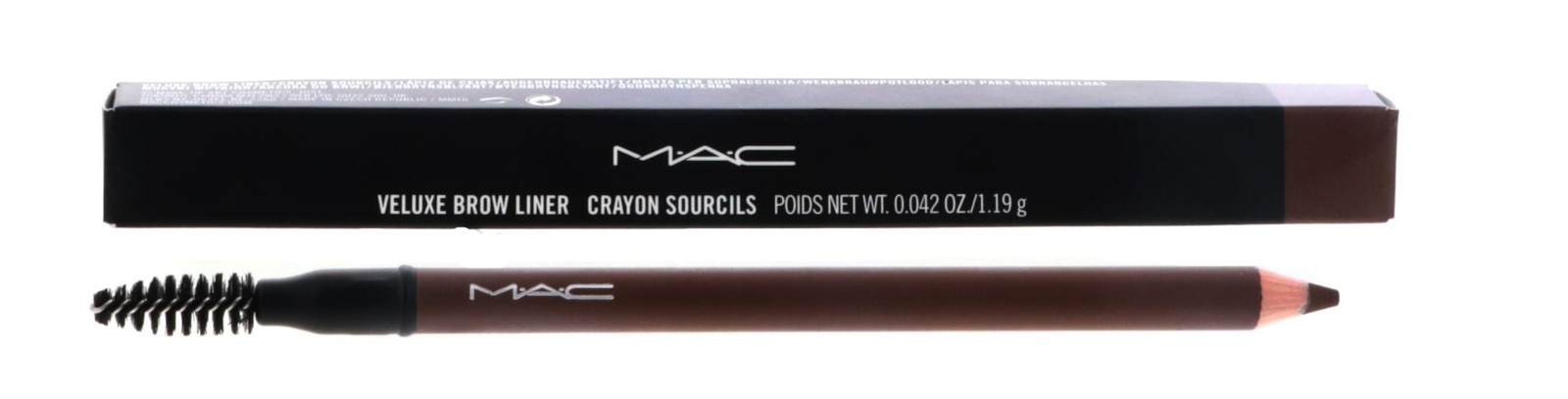 MAC VELUXE BROW LINER EYEBROW PENCIL SHADER .042 OZ / 1.19 G FULL SIZE NIB
