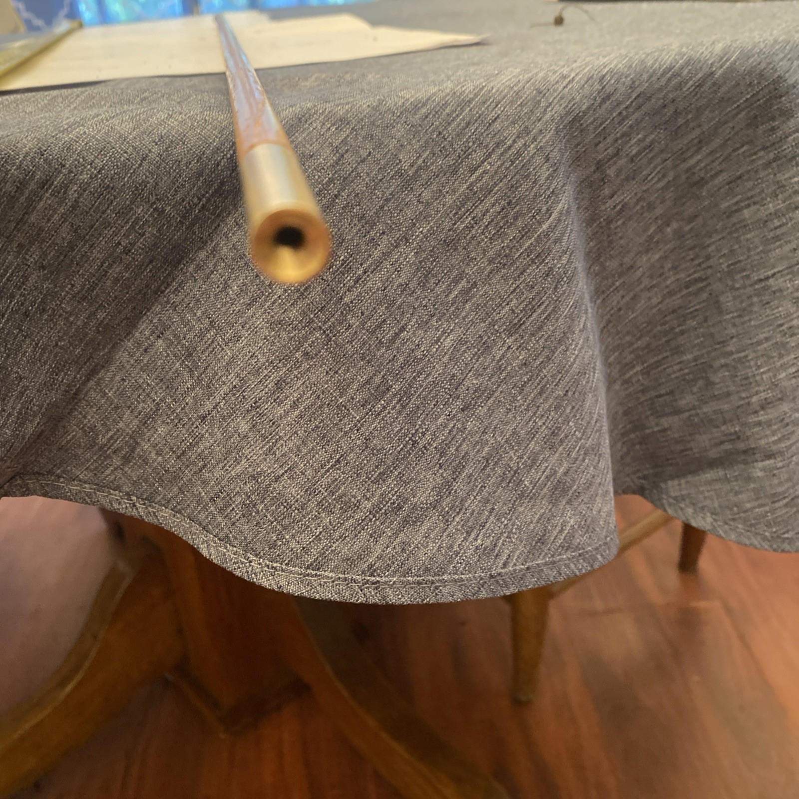 Hickory Ramrod 36 3/4" (L) X 3/8” (D). For Dixie: Kentuckian Muzzleloader.