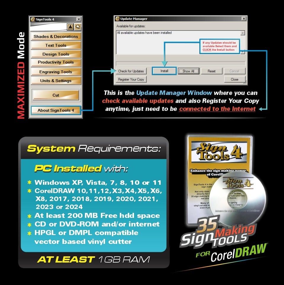 BEST Sign software for Graphtec Vinyl Plotter, CorelDRAW & Adobe illustrator