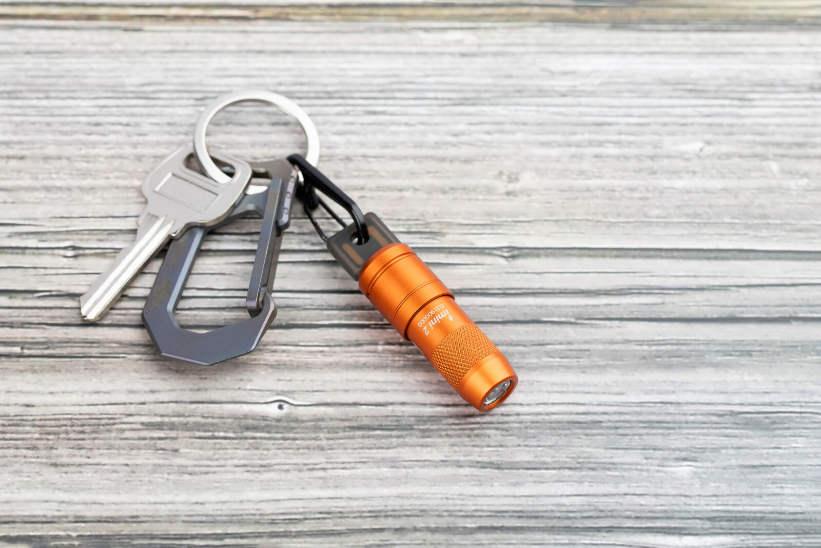 Olight imini 2 Orange Rechargeable Mini Keychain Flashlight, 50 Lumens