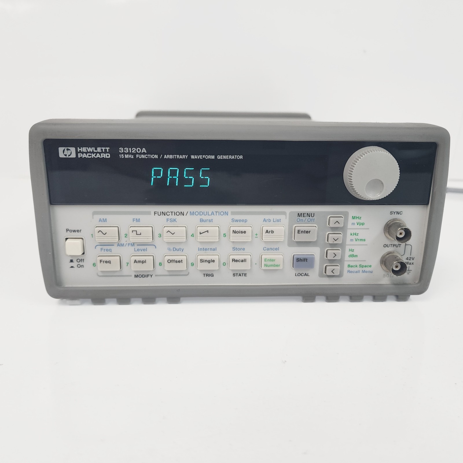Keysight 33120A 15MHz Function/Arbitrary Waveform Generator