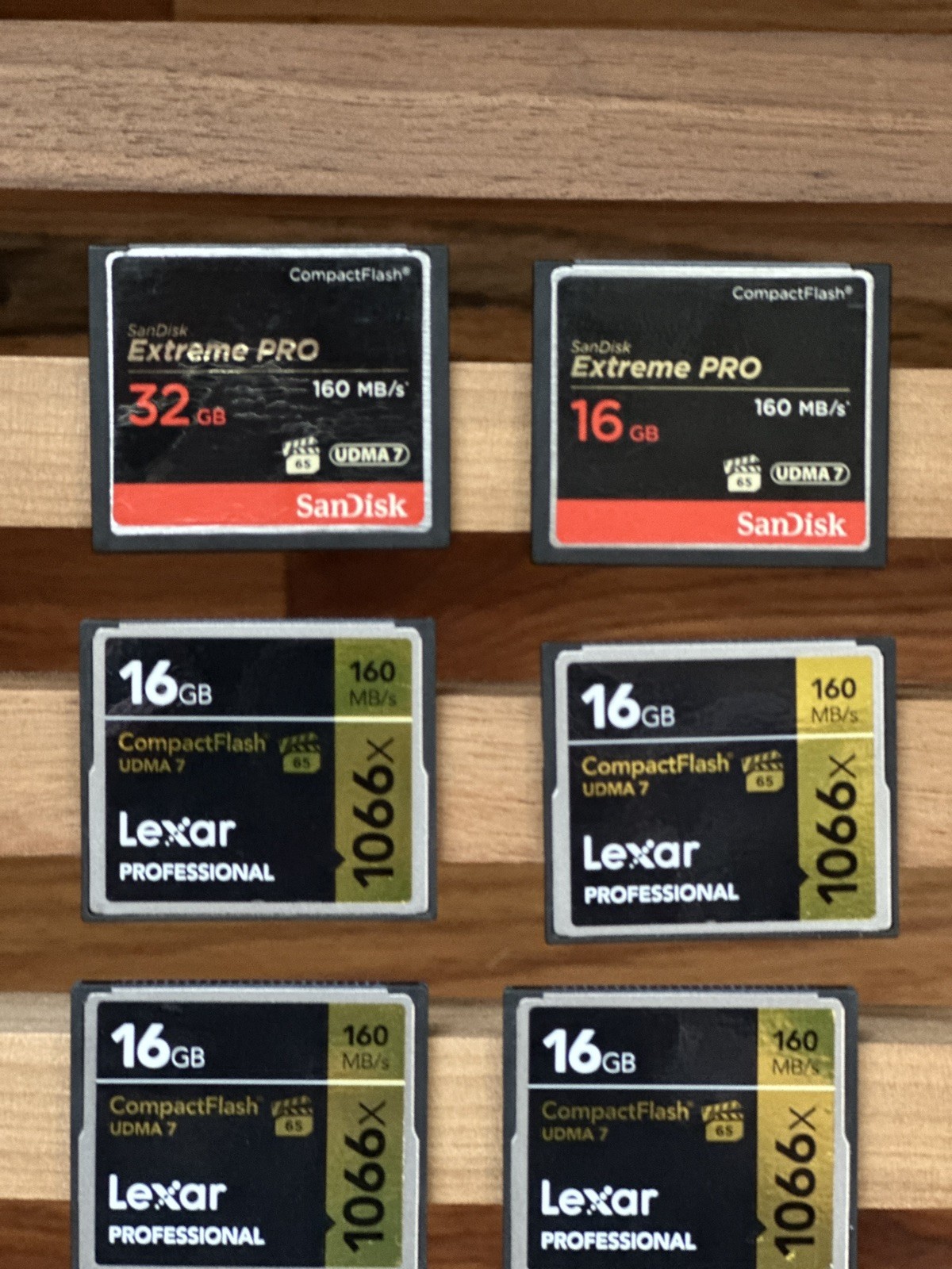 Lot of CF Cards Pro