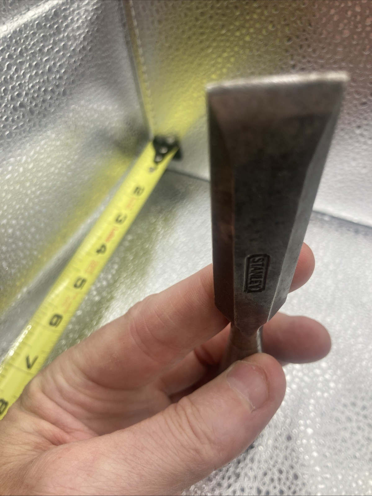 Vintage Stanley 3/4” bevel edge socket chisel. pat. # 1493176