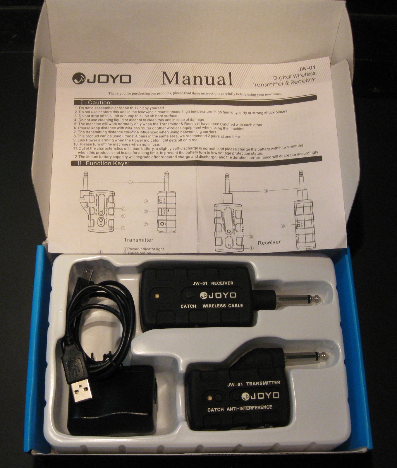 Joyo JW-01 Digital Wireless Transmitter & Receiver