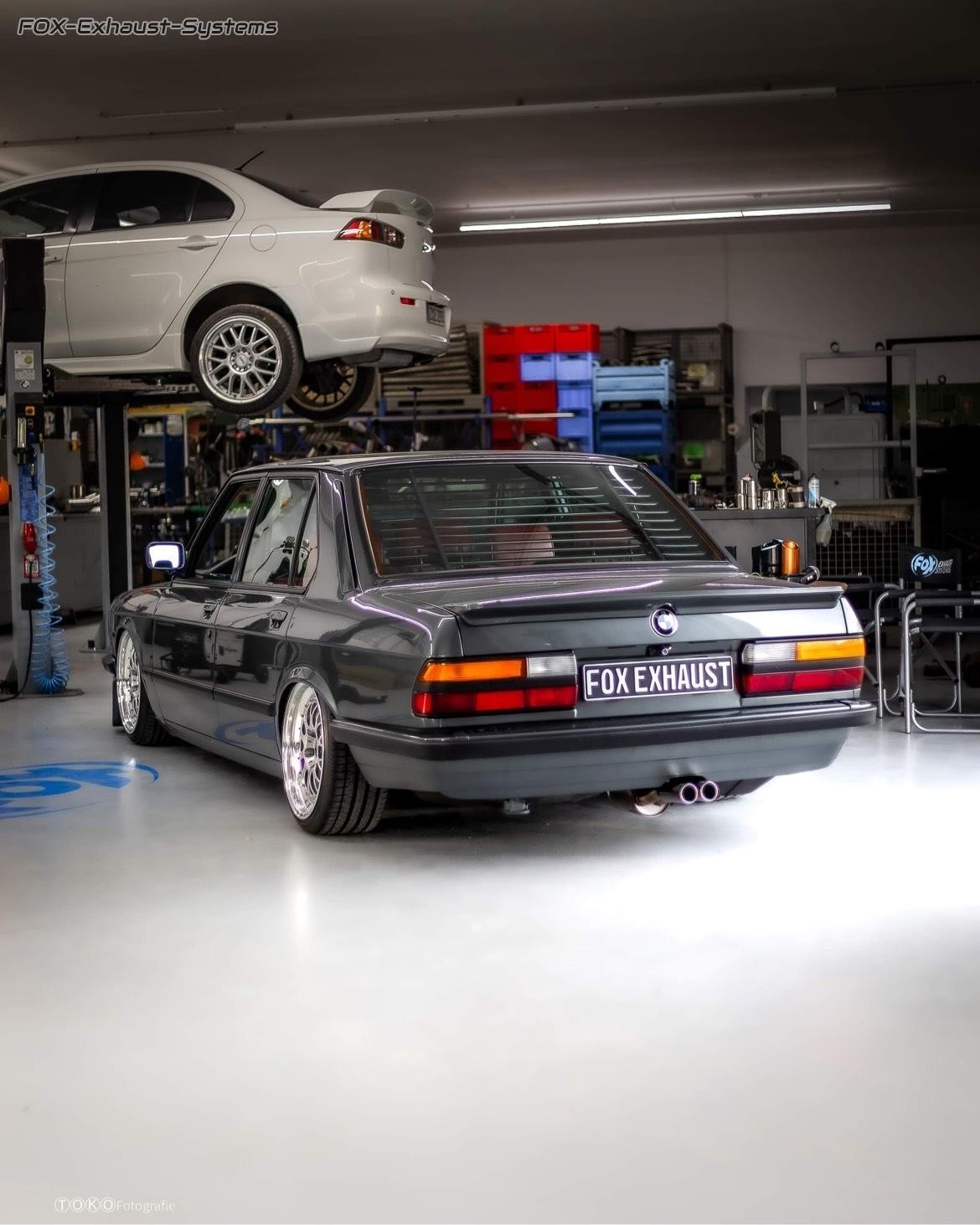 FOX Sport Exhaust BMW 5 Series E28 520i Mod. Without Cat 2x63mm Roll Straight