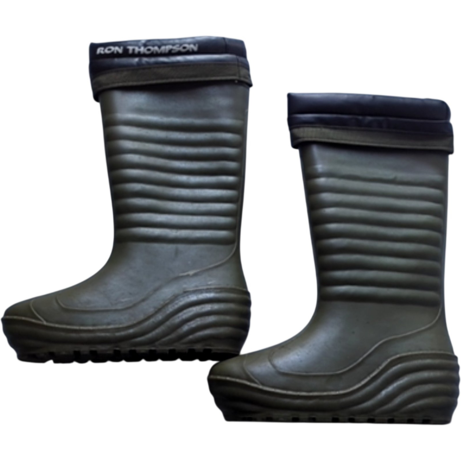 Ron Thompson Insulated Wellington Boots Mens 12 Green Waterproof Fishing