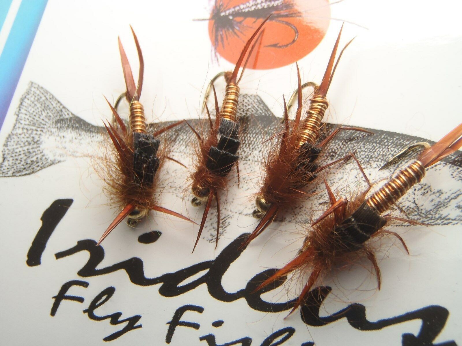 Irideus SLO Leggy Hellgrammite Nymph Flies Fly Fishing Flies Trout Flies