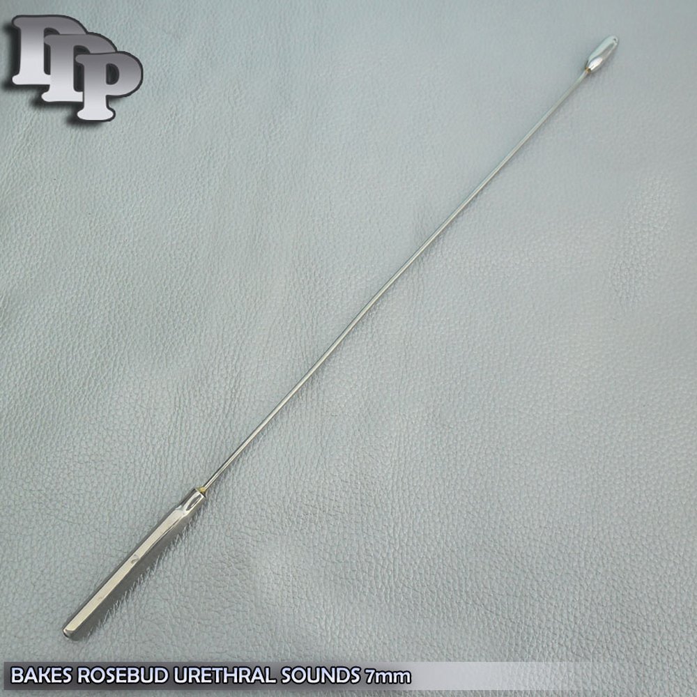 Two Pcs Bakes Rosebud Urethral Sounds 4MM & 7MM