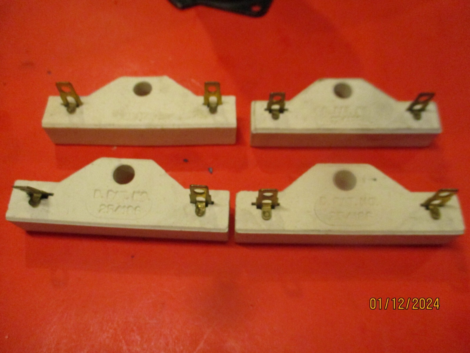 DODGE  & TRUCK CHRYSLER-PLYMOUTH  1953-1994-AMC--coil resistor, -LOT- OF -4