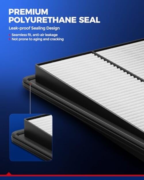 Engine & Cabin Air Filter Kit, Replacement for Kia Forte 2010 CA10470&CF10709