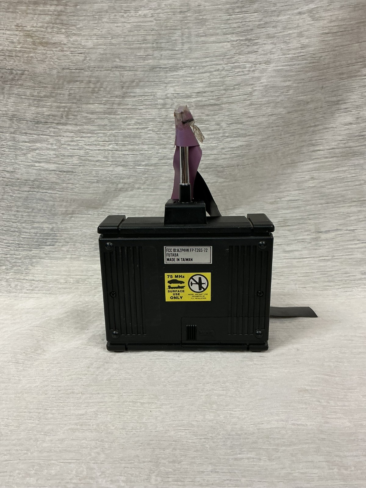 FUTABA CHANNEL 70, 75.590 MHz FP-T2GS RC TRANSMITTER CONTROLLER