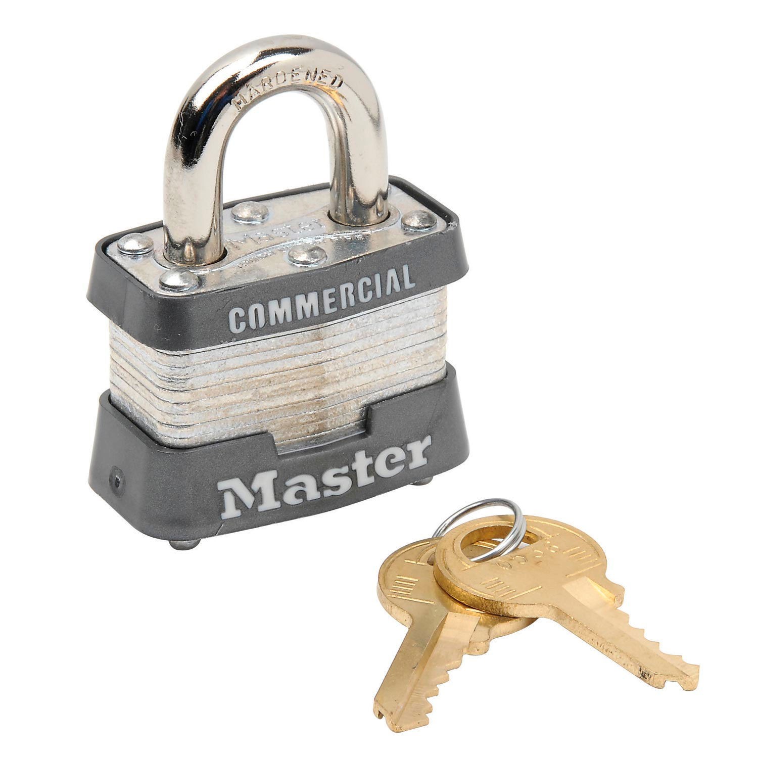 Master Lock174; No. 5KA Keyed Padlock - 1" Shackle - Keyed Alike Lot of 6