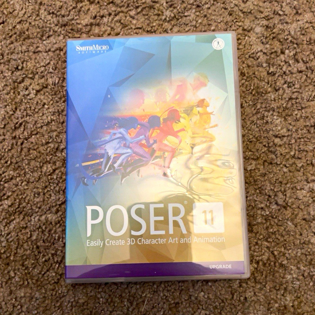Smith Micro Poser 11 Upgrade 3D Modeling & Rendering Software DVD Windows/Mac
