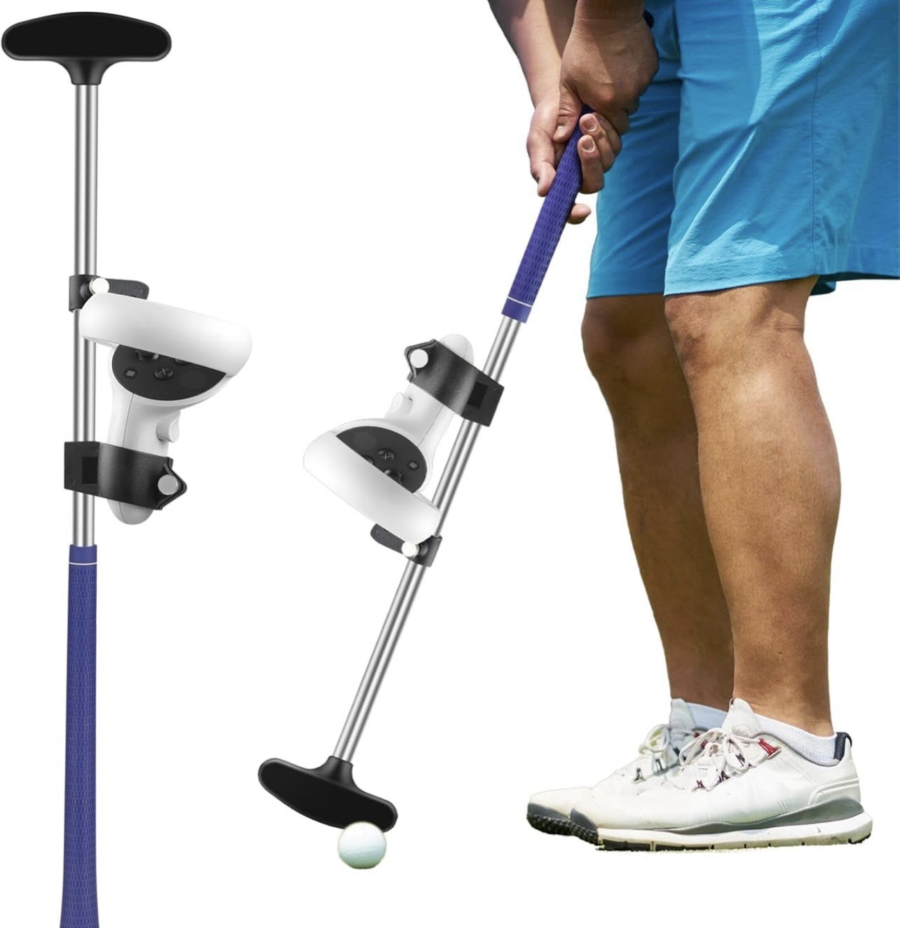 VRMASTER Weighted VR Golf Club Attachment for Oculus Quest 2 Golf+ Handle