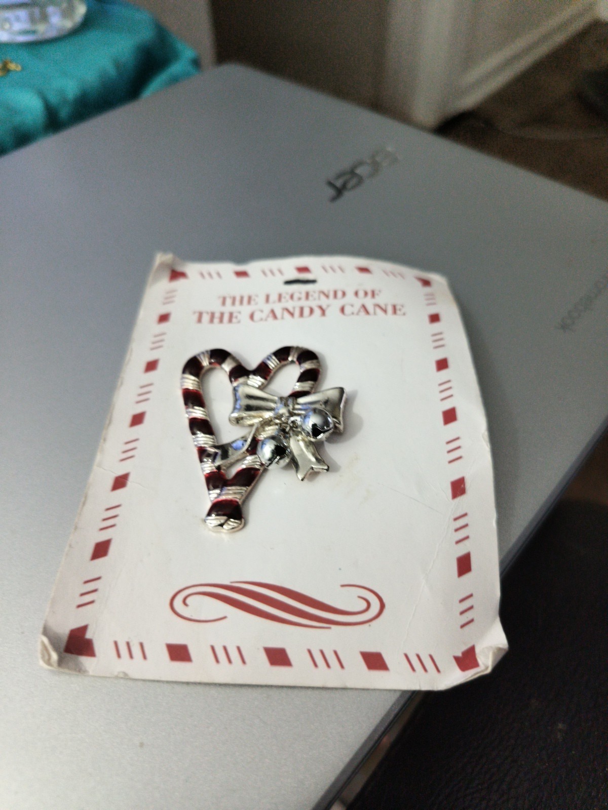Crazy Mountain The Legend Of The Candy Cane Holiday Pin With Bells  ~NEW~