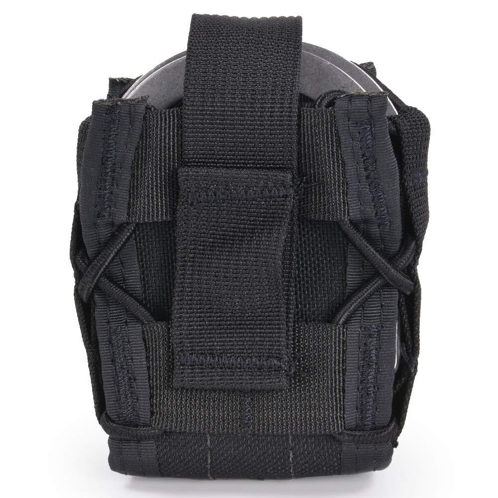 2pcs Molle Handcuff Case Open Top Handcuff Holder and Clip Strap Accessories