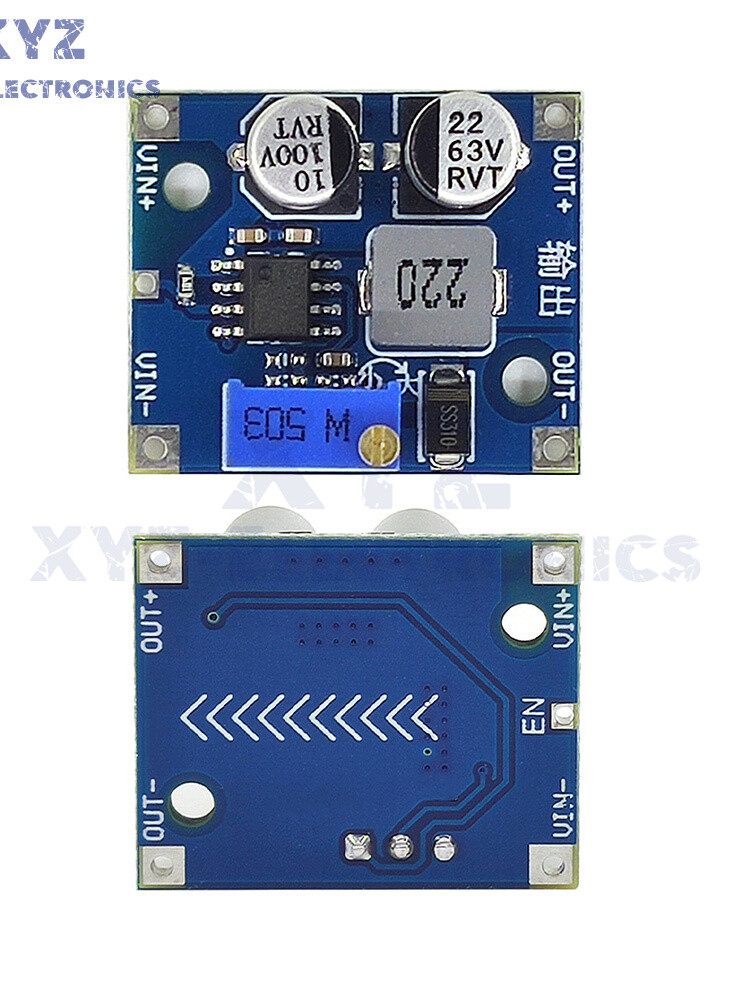Mini DC-DC Step-Down Power Module Buck Converter 5-80V to1-62V Adjustable 1.5A