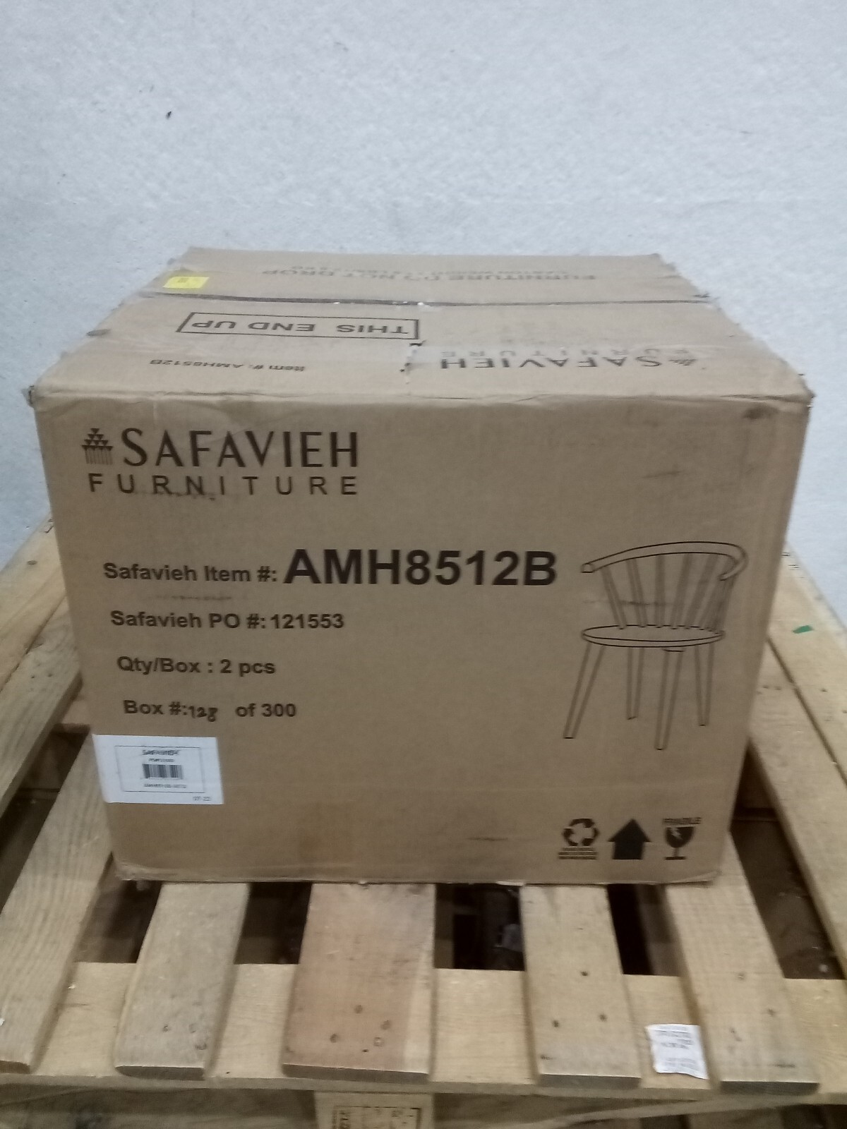 Safavieh Curved Spindle Side Chair, Reduced Price 2172722731 AMH8512B