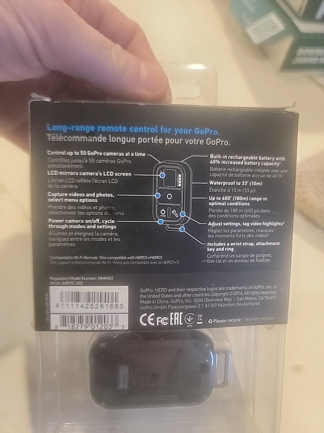 GoPro ARMTE-002 Smart Wi-Fi Remote Control