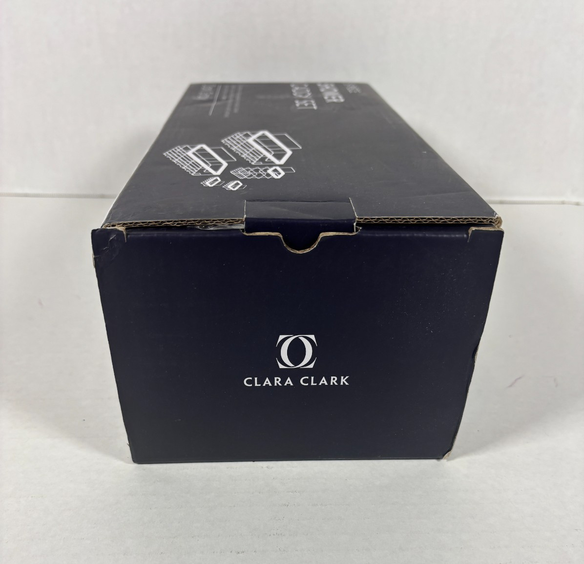 Clara Clark 5 Piece Shower Caddy Set Dark Gray