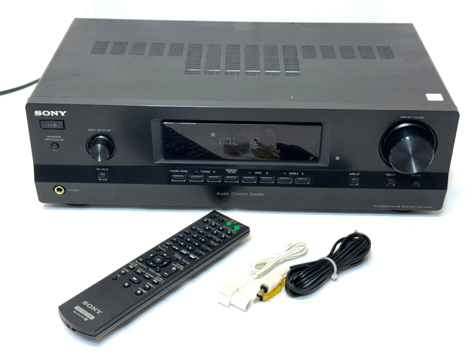 SONY STR-DH130 HiFi STEREO RECEIVER Bundle + Original Remote, Antenna, AV Cable