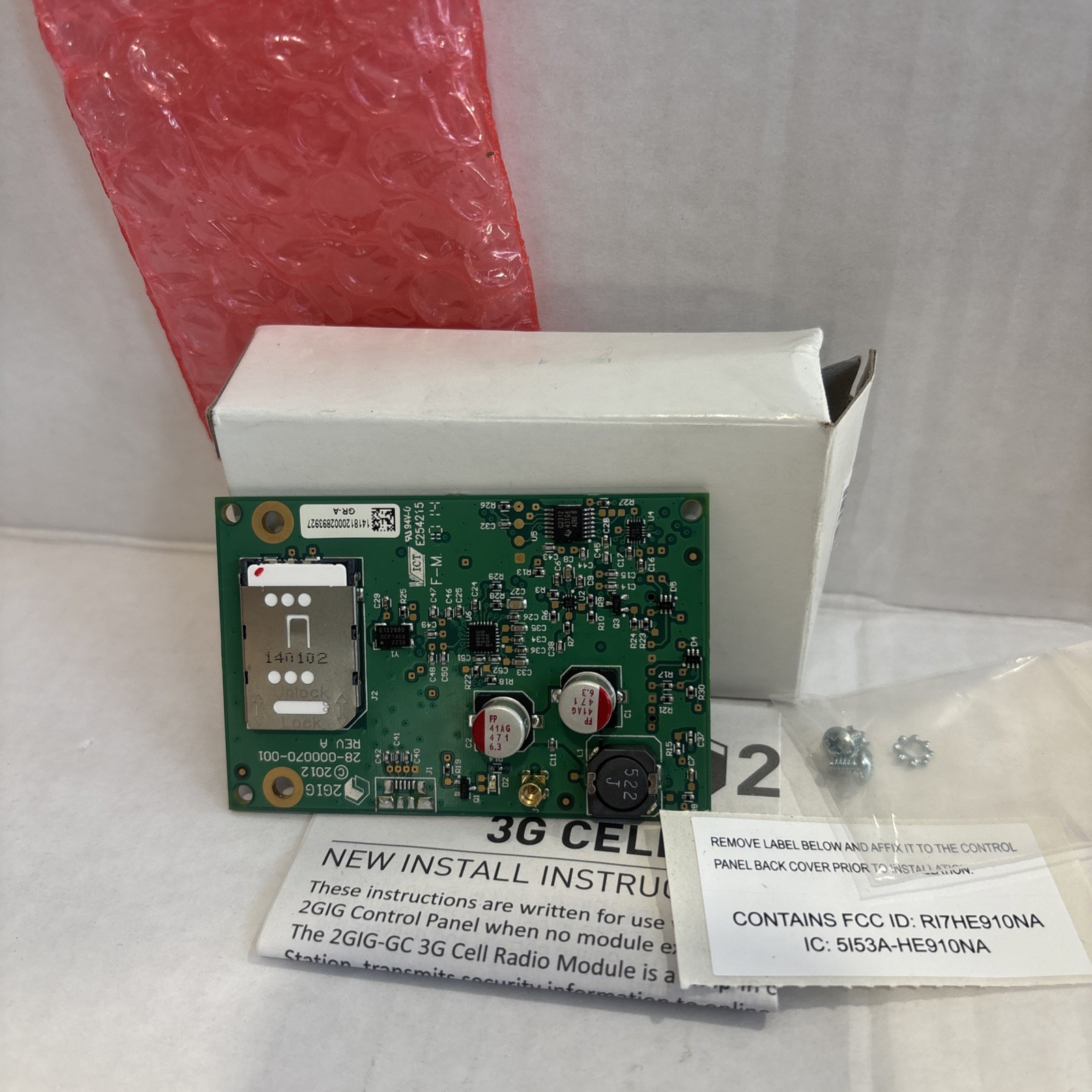 2GIG GC3GR-A Alarm.com Rogers 3G Cell Comm for Go! Control new in box
