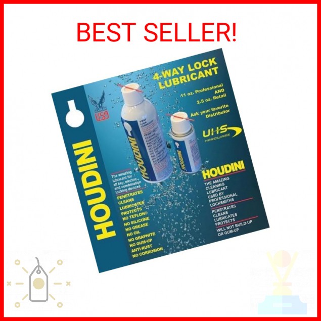 Houdini 2.5 Lock & General Purpose Cleaner Lubricant