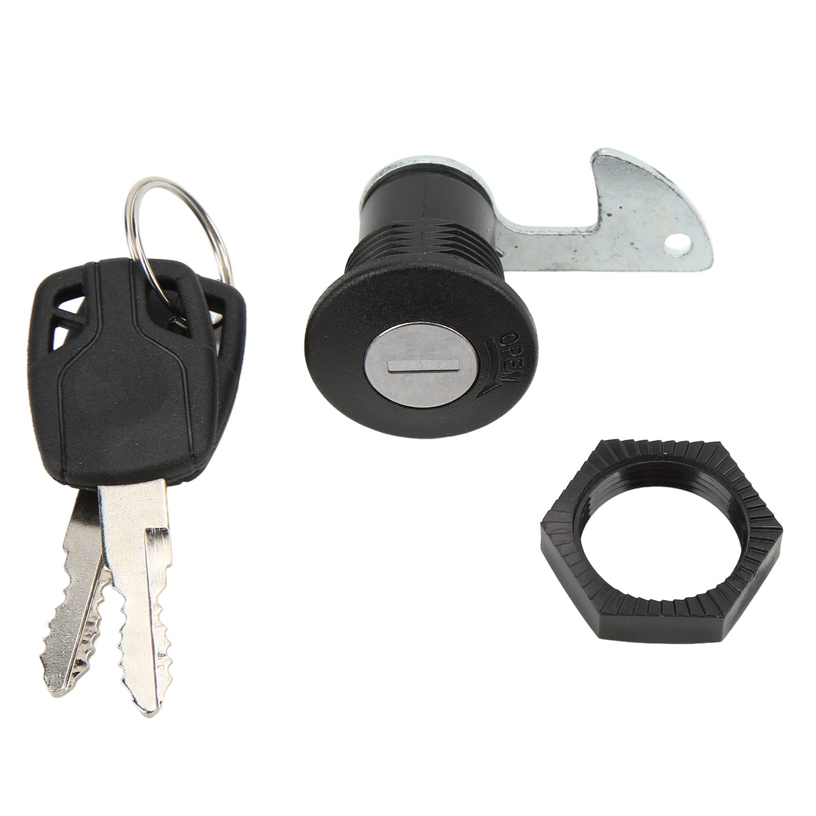 Tail Trunk Lock Universal Rear Trunk Lock & Keys Set Scooter Fitting Tail Loc...