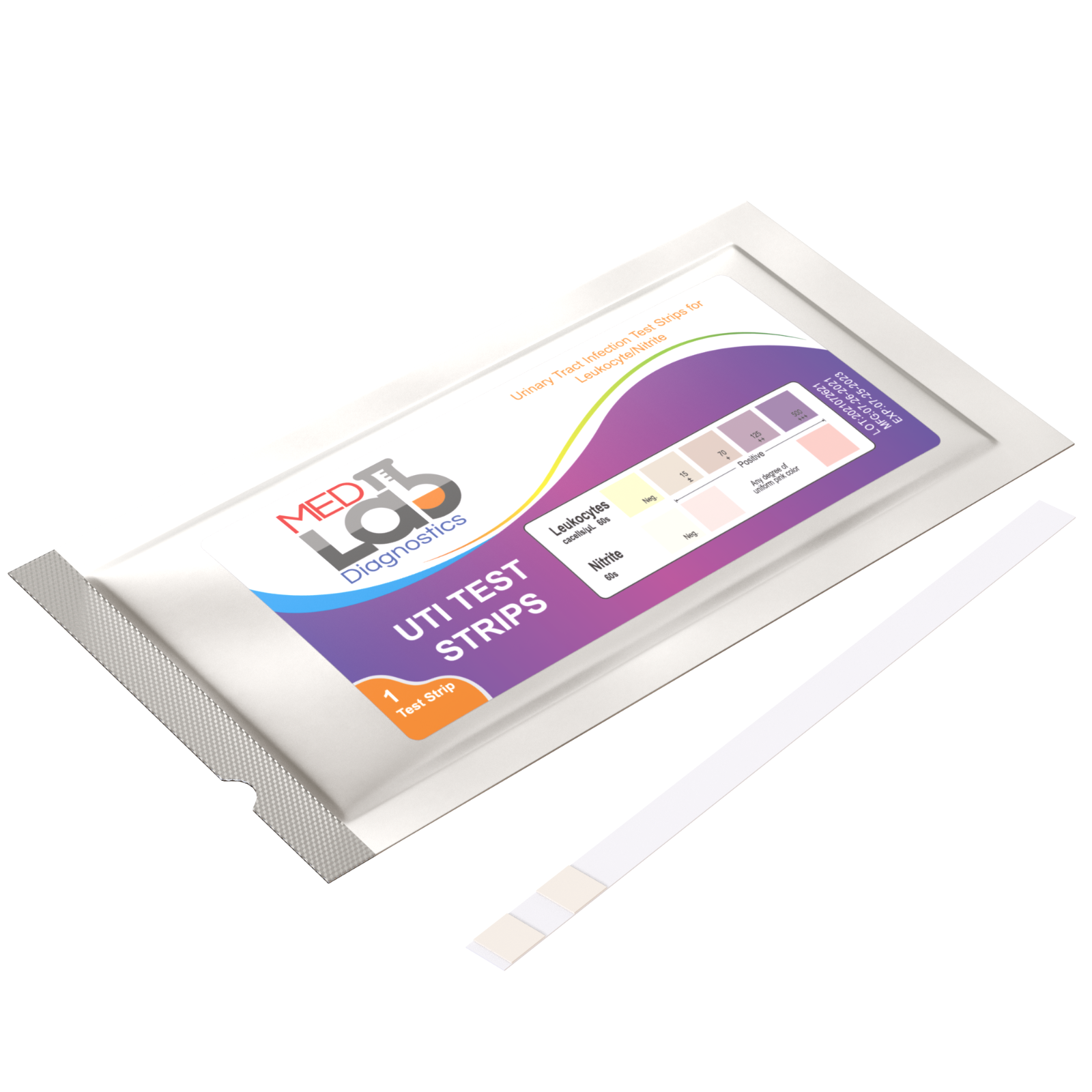UTI Test Strips for Urinary Tract Infection(6 Individually Wrapped Tests)