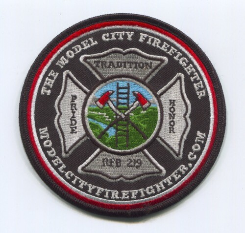The Model City FireFighter Fire Department Patch No State Affiliation