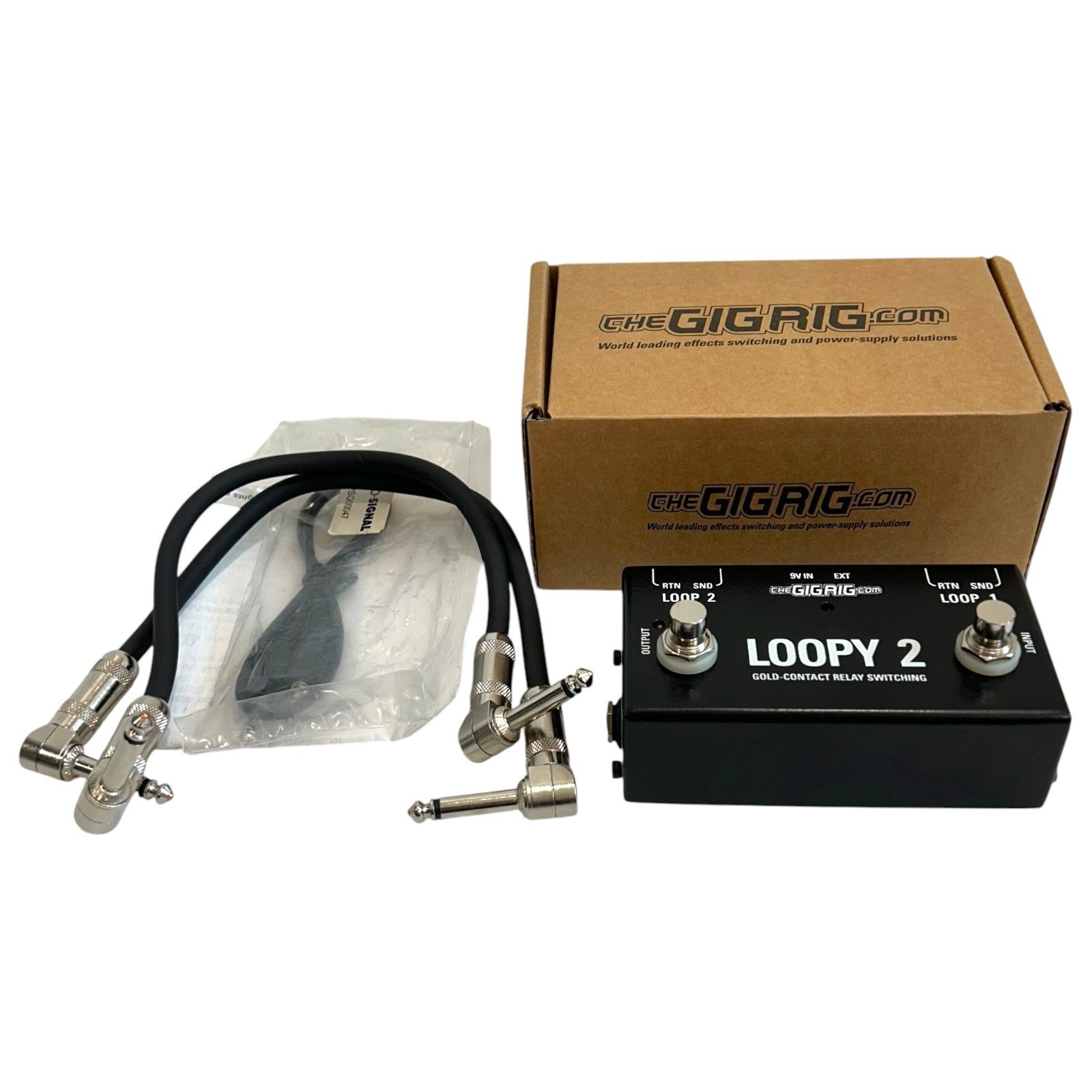 GigRig Loopy 2 Gold Contact Relay Switching Pedal Dual Looper Out Of Production
