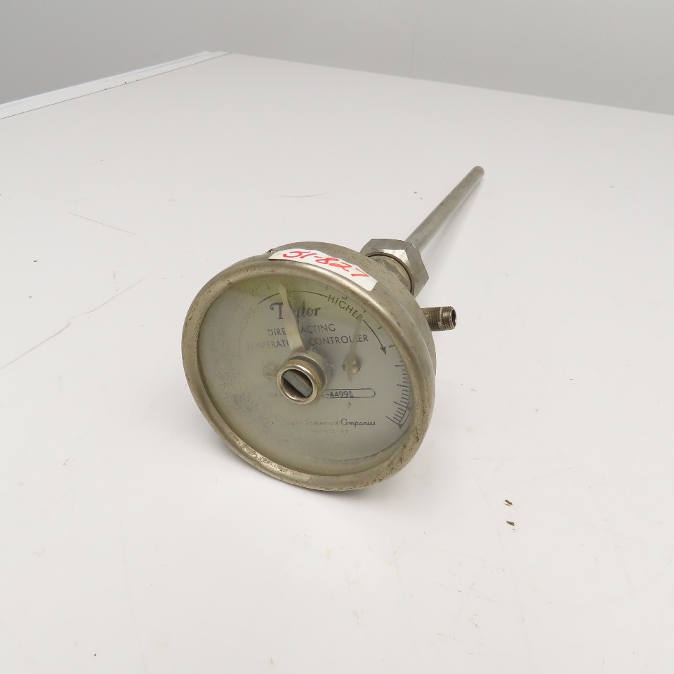 Taylor Direct Acting Temperature Controller Stainless Steel 3/4" NPT